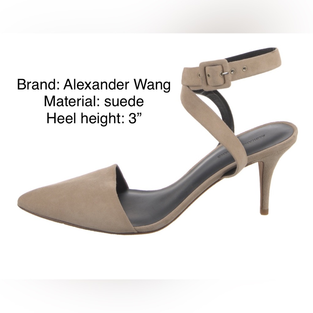 Alexander Wang Suede Ankle Heels